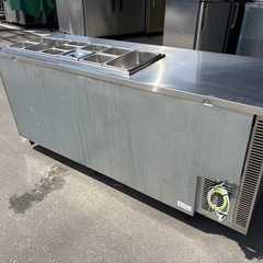 ☆中古品 ホシザキ業務用テーブル形冷蔵庫 RT-180SNG-1 ホテルパンタイプ 2023年 1800ｘ600ｘ800ｍｍ 台下冷蔵庫 動作問題なし 厨房☆の画像