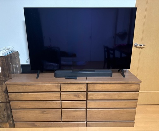 【早い者勝ち】4月10日まで　55インチテレビ＋JBLスピーカー＋テレビ台セット｜すぐ使えます】
