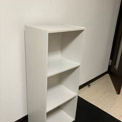 カラーボックス（白）の画像