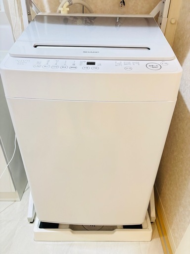 【超美品】2025年製「10kg」シャープ洗濯機