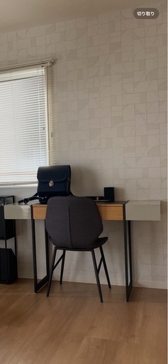 ワークデスク　在宅　木製デスク　美品　