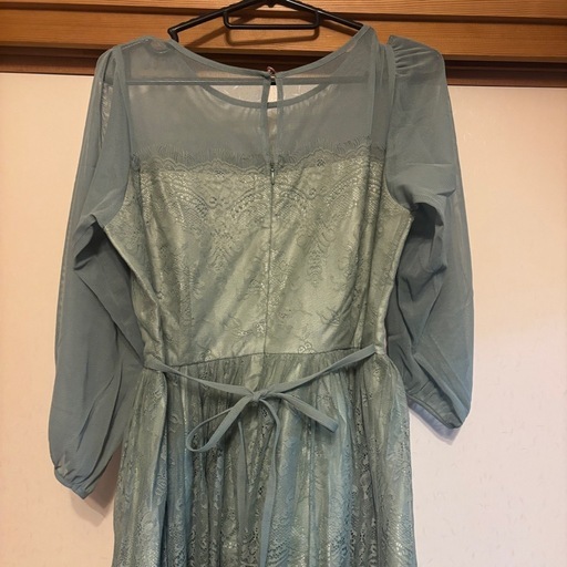powanto lune peony bouquet dressグリーン