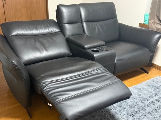 【美品】大塚家具　電動ソファ　ミッソーリセレクト　2人掛け　シートヒーター　Bluetooth接続