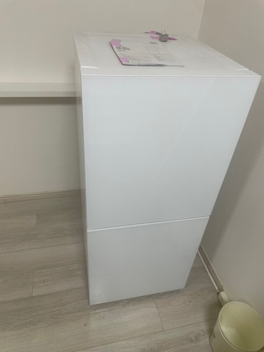 【2024年製・美品】ツインバード 冷蔵庫 121L HR-G912W（鏡面ホワイト）