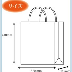 未使用　クラフト手提げ袋9枚　紙袋　無地　底マチ付き　の画像