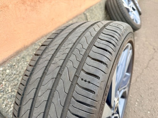 ルノー　メガーヌ18インチ　中古タイヤホイール4本セット　　　　　　225/40R18 25年製ミシュランプライマシー5
