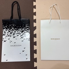 ショッパー　ルイヴィトン　　ティファニー　ブルガリの画像