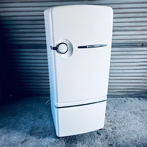 レトロデザイン Will FRIDGE National NR-B26B1-W 冷蔵庫ジャンク 