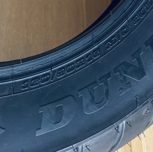 未使用タイヤ 　ダンロップ　ELITE 4 160/80B16 後タイヤ