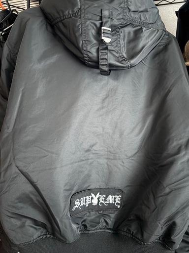 Supreme Playboy MA-1ジャケット Mサイズ ブラック