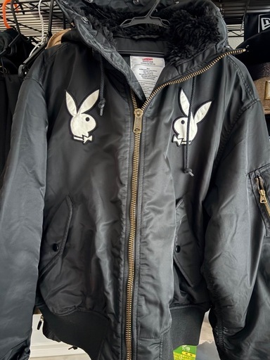 Supreme Playboy MA-1ジャケット Mサイズ ブラック