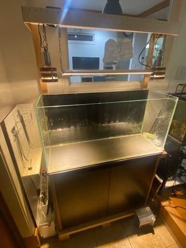 90cmオールガラス水槽セット