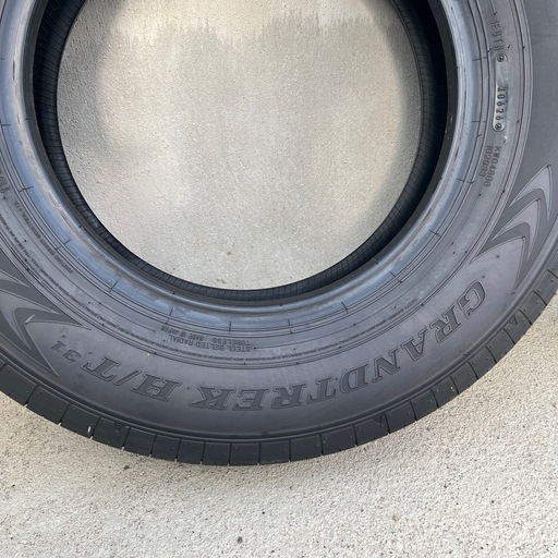 ジムニーシエラ サマータイヤ 新車外し   DUNLOP 195/80R15 4本セット