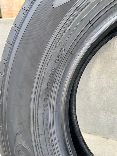 ジムニーシエラ サマータイヤ 新車外し   DUNLOP 195/80R15 4本セット