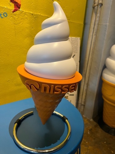 日世　nissei ニッセイ コーンソフトクリーム照明スタンド