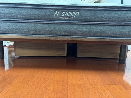 無印良品のダブルベッド一式