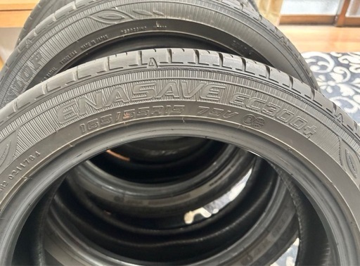 DUNLOP ENASAVE 165/55R15 75V タイヤ 4本セット