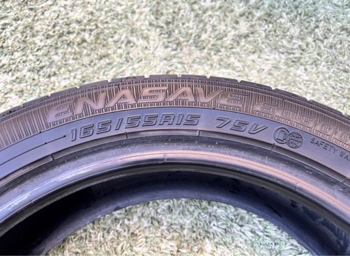 DUNLOP ENASAVE 165/55R15 75V タイヤ 4本セット