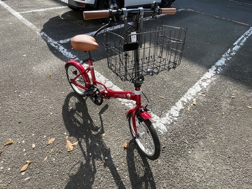 新品同様折りたたみ自転車【一時値引き】