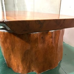ローテーブル 一枚板 座卓 天然木 無垢 木製 ちゃぶ台 テーブル　屋久杉　杉の画像