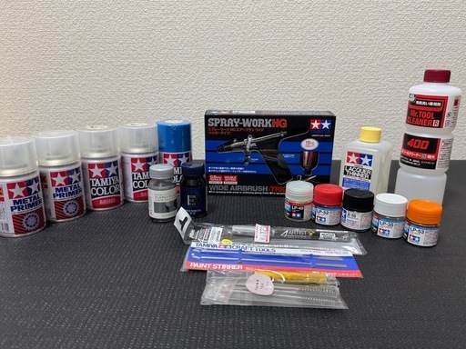 新品未使用 タミヤ HGエアーブラシワイド 塗料 色々セット 総額29,007円 模型用塗料 エアブラシセット まとめ売り