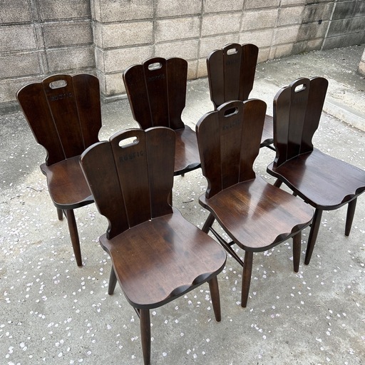【4月15日まで出品】カリモク　ルスティック　　④⑤⑥⑦　1脚〜OK