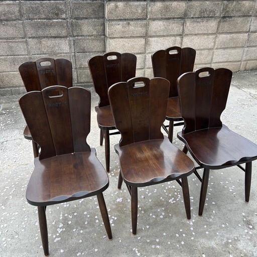 【4月15日まで出品】カリモク　ルスティック　　④⑤⑥⑦　1脚〜OK