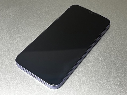 【美品】iPhone 12 パープル 128GB バッテリー100%（純正BMS移植済）