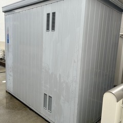 バイクガレージ イナバ物置一般型 床付タイプ1370×2630×2385 ハイルーフ FM-1426HYNの画像