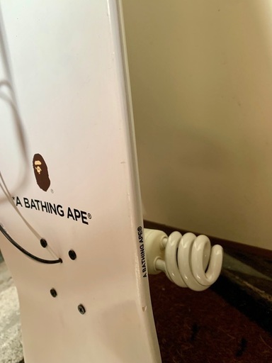 販売中 A Bathing Ape ベイシング　Bape エイプ　迷彩　惑星　スケボー型　間接照明　ランプ 