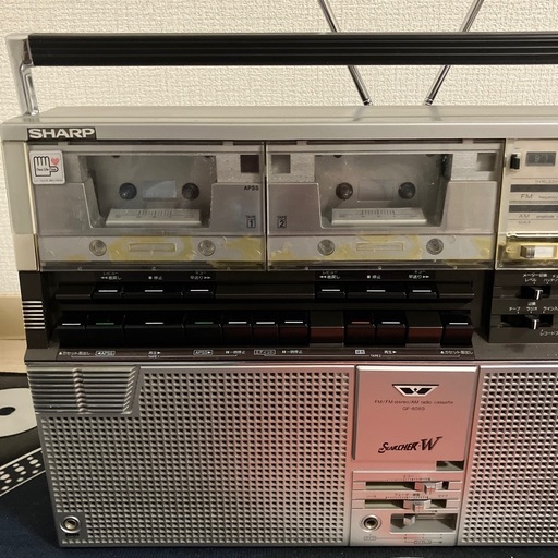 昭和レトロSHARP THE SEARCHER-W/GF-808S超レア現状品