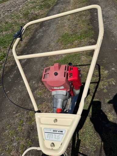 丸山製作所 歩行溝切機 MKF-330、動作品