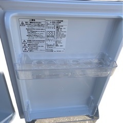 NITORI2ドア冷凍冷蔵庫　NTR-140BK 2025年製の画像