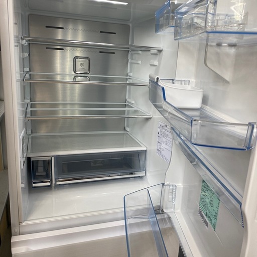?多機能?2024年製 Hisense 358L冷蔵庫 HR-G3601W ハイセンス 右開き 3ドア ファミリー冷蔵庫　No.904