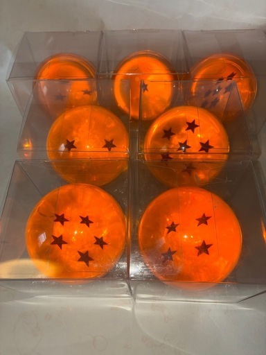 【新品・未使用】クリスタル製ドラゴンボール7個セット