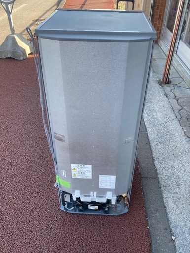 万代店 AQUA ノンフロン 冷凍冷蔵庫 AQR-13K 2021年製 シルバー 126L 2ドア 単身 新生活