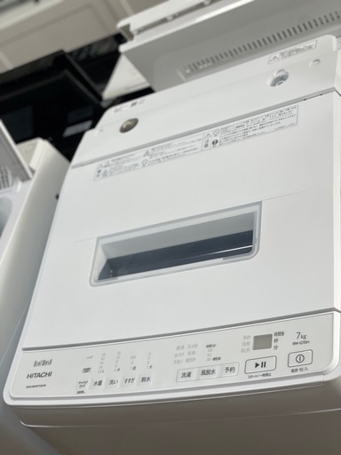 送料・設置込み可?表示価格より10%OFF?洗濯機　7kg HITACHI 2022年【分解クリーニング済み】