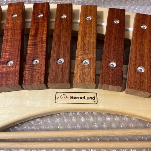 Børnelund 木製木琴 美品 13音 波型デザイン