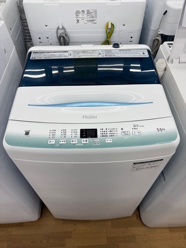 【ドリーム川西店御来店限定】☆ジモティー見たよ♪割引☆ハイアール 洗濯機 JW-U55HK 2021年製 5.5kg クリーニング済み【99560000057909】