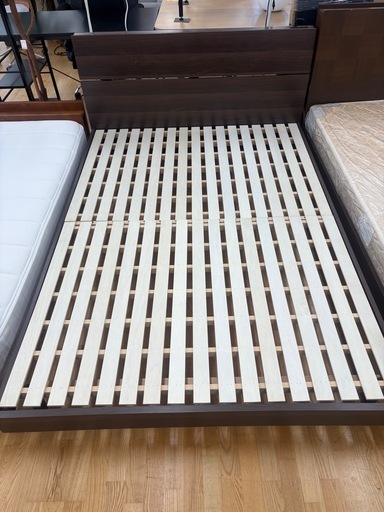 N1355★ダブルベッド★ベッド★ベッドフレーム★幅1420mm