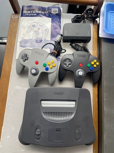 NINTENDO64 本体 純正コントローラー2個付き セット 美品 即購入OK