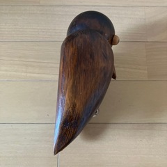 キツツキの壁掛け装飾品 メモ・鉛筆 木製彫刻の画像