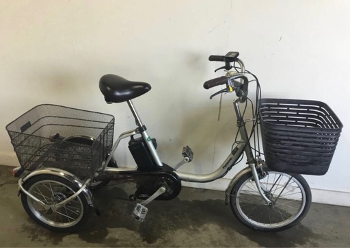 A-541△ y 岐阜発/パナソニック/電動アシスト三輪自転車/スイングなし/バッテリー8Ah/充電器なし/走行確認/現状品/管22s/ R8.2/24 △