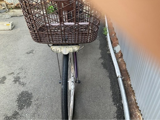 793  パナソニック新機種電動アシスト自転車viviDX26インチパープルボディー