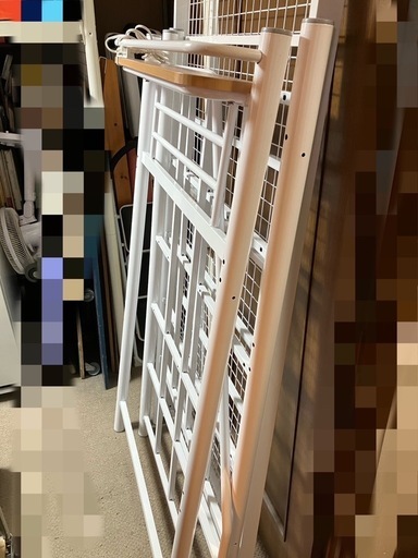 （お届けできます）白階段ロフトベッド