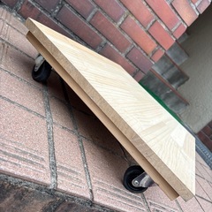 木製平台車　低床　およそ幅60×奥行45×高さ10cmの画像