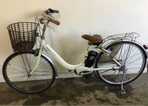 A-551△ y 岐阜発/パナソニック/電動アシスト自転車/26インチ/3段変速/バッテリー6.6Ah/充電器なし/走行確認/現状品/管18s/ R8.3/17 △