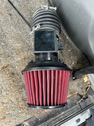 APEXI air intake and Mass air flow sensor