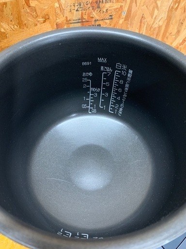N60402 象印 炊飯器 炎舞炊 圧力IH炊飯ジャー NX-AA18 2025年 高年式 一升炊き ブラック 直接引き取りも歓迎 大