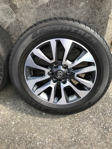 150プラド　　　(純正オプションホイール.タイヤセット)